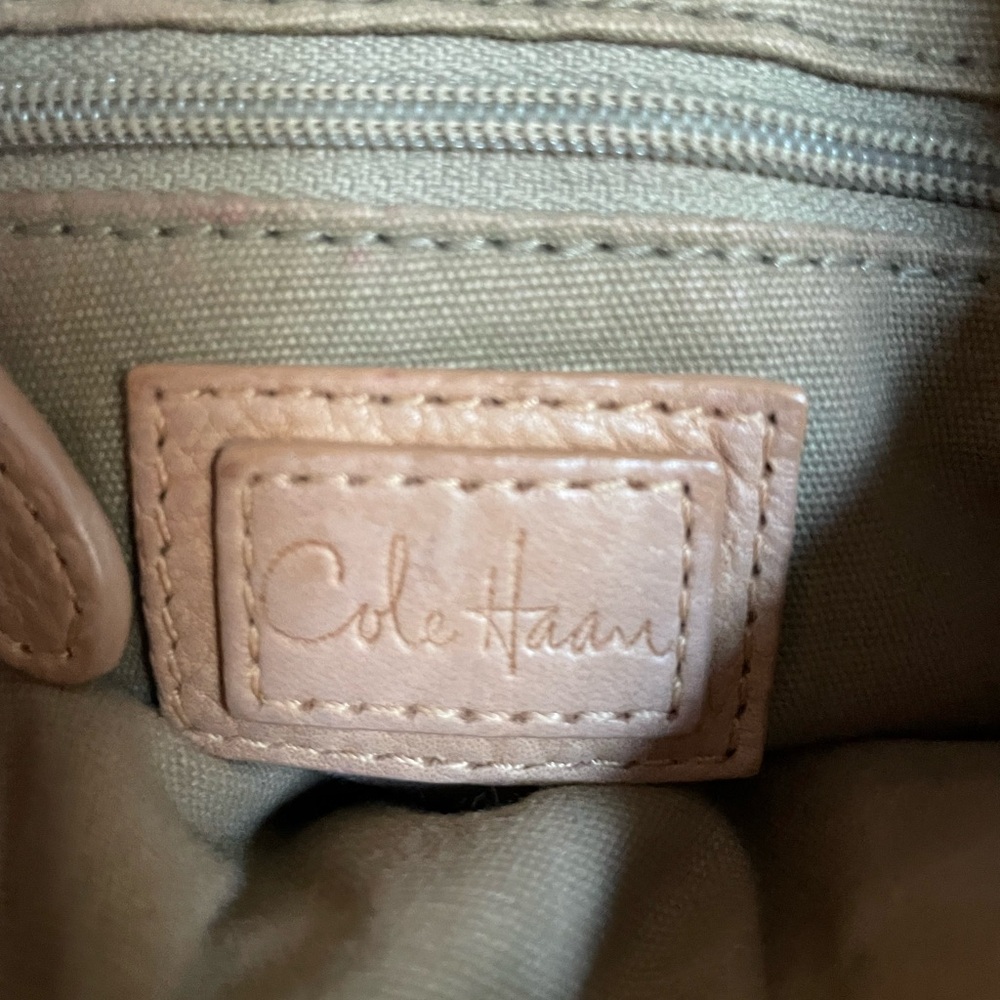 Cute Cole Haan Soft Leather Large Wristlet/Bag - Picture 10 of 16